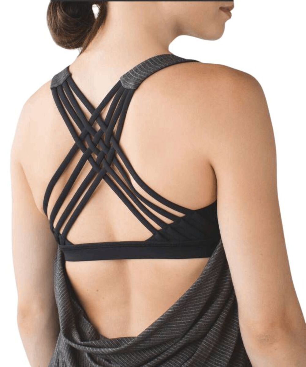 LULULEMON ATHLETICA Wild Tank in Heathered Black/Black Size 4